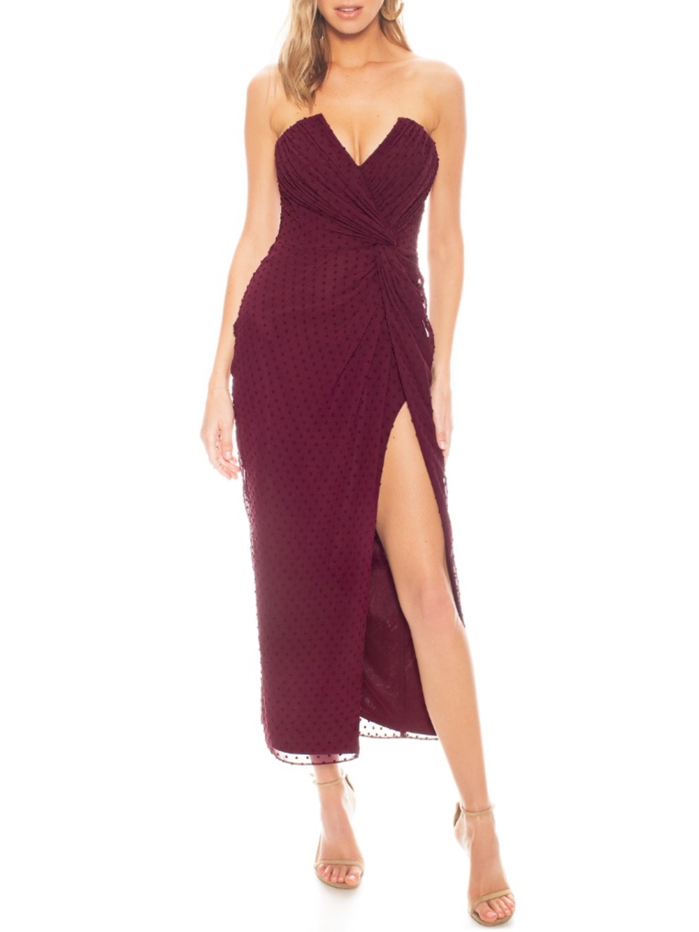 NEW Katie May Come on Home Dress Sangria XS